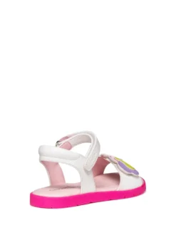 SANDALO RAGAZZA - GEOX BIANCO-MULTI - J65P1D 000BC