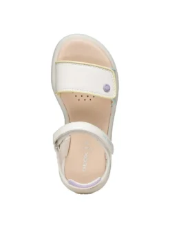 SANDALO RAGAZZA - GEOX BIANCO-MULTI - J65MSC 05402