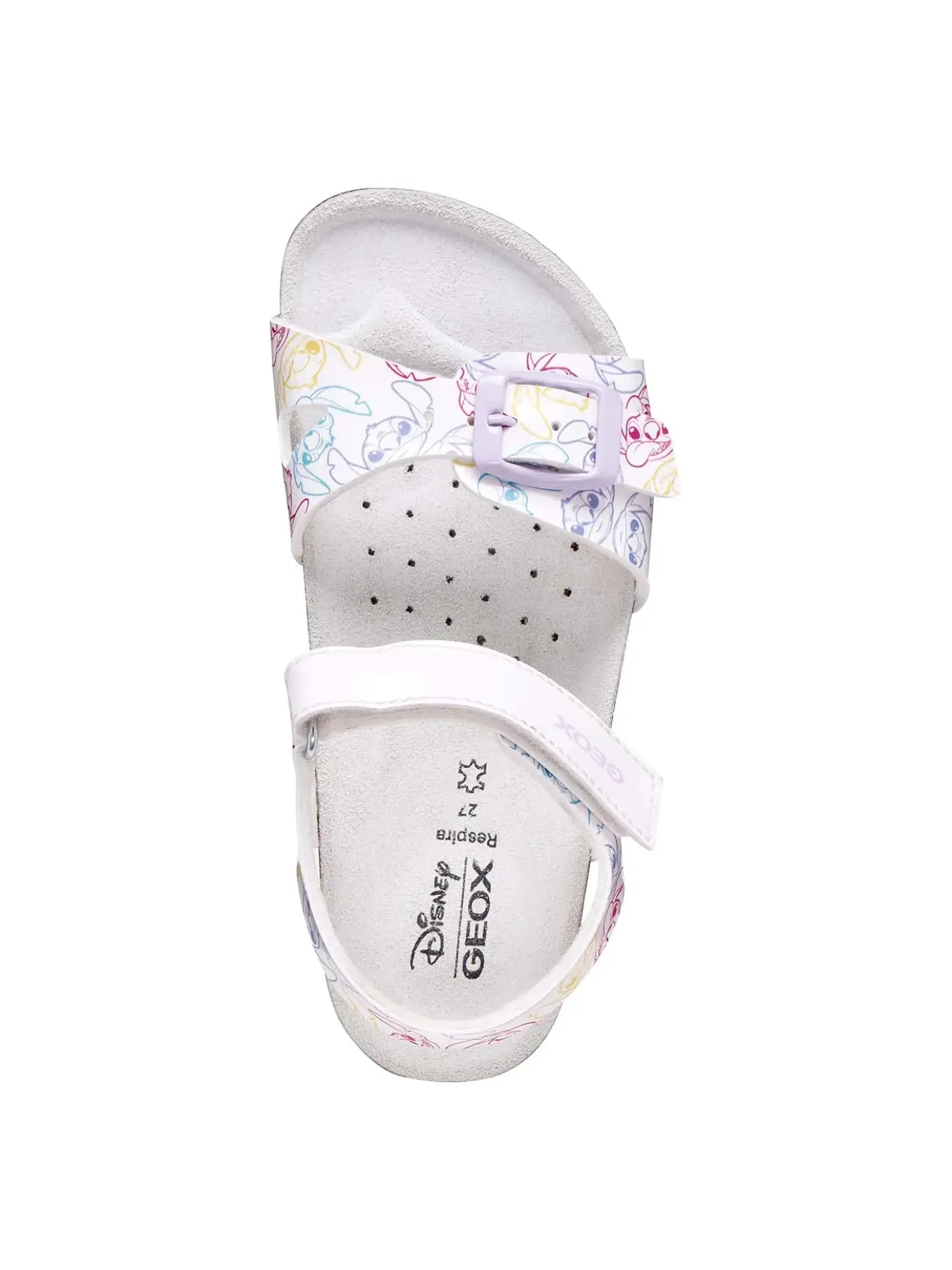 SANDALO RAGAZZA - GEOX BIANCO-ROSA - J158MC 000FC
