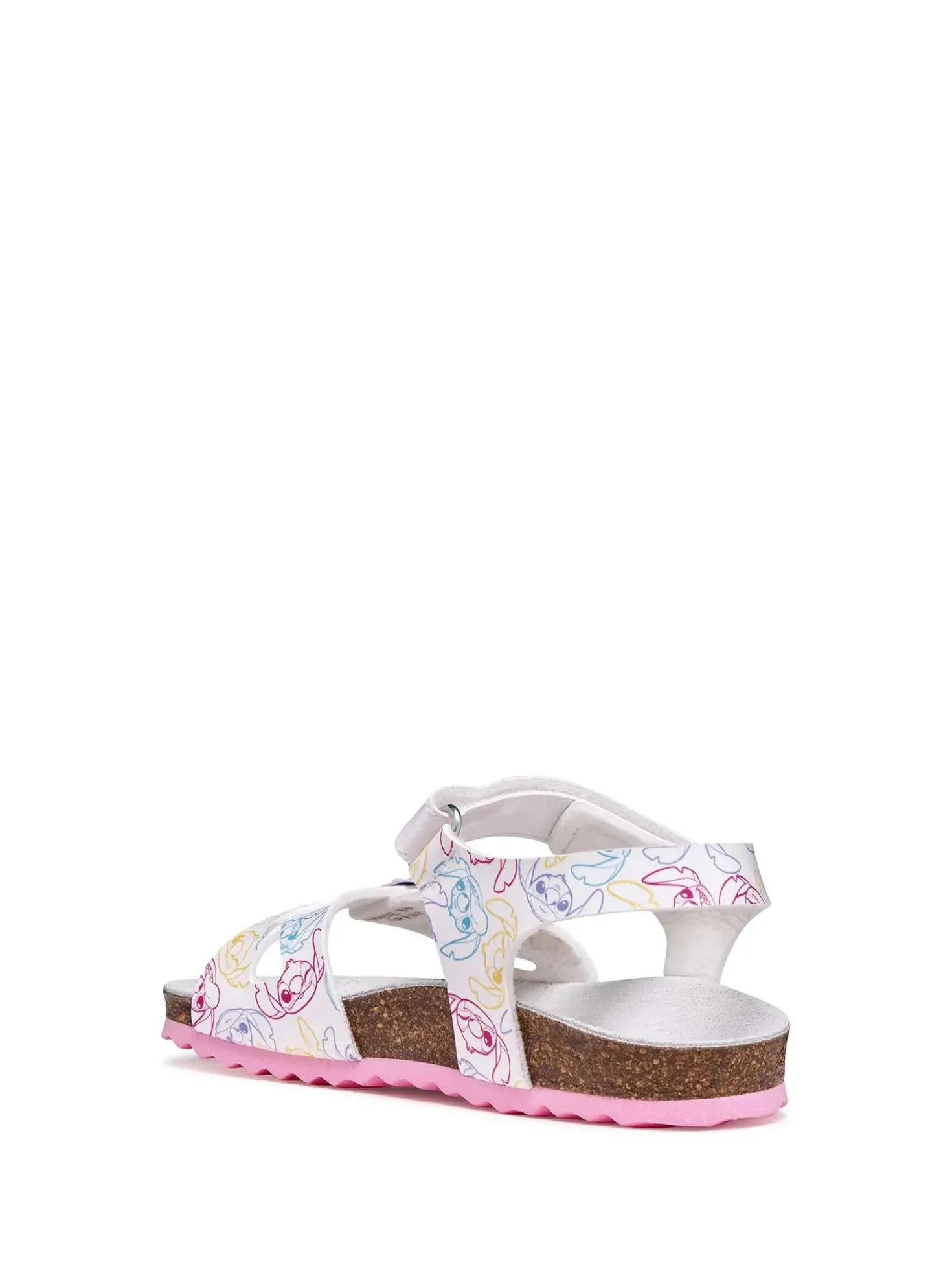 SANDALO RAGAZZA - GEOX BIANCO-ROSA - J158MC 000FC