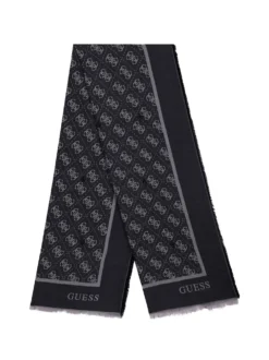 SCIARPA DONNA - GUESS NERO - AW5529 VIS03