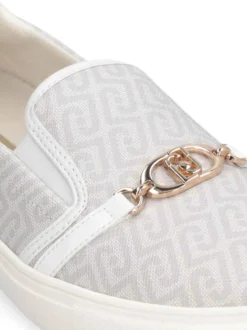 SLIP ON DONNA - LIU-JO BIANCO-AZZURRO - BA6061EX339