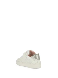 SNEAKERS BAMBINA - GEOX BIANCO-ARGENTO - B455MA 0BCKC