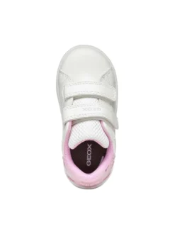 SNEAKERS BAMBINA - GEOX BIANCO-ROSA - B365MA 054BJ