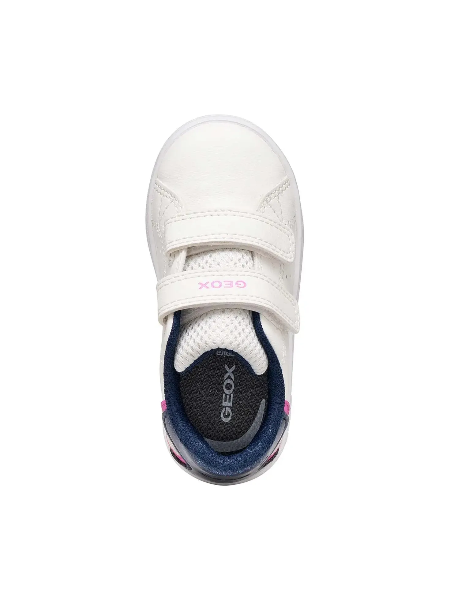 SNEAKERS BAMBINA - GEOX BIANCO-BLU - B365MA 0BCKC