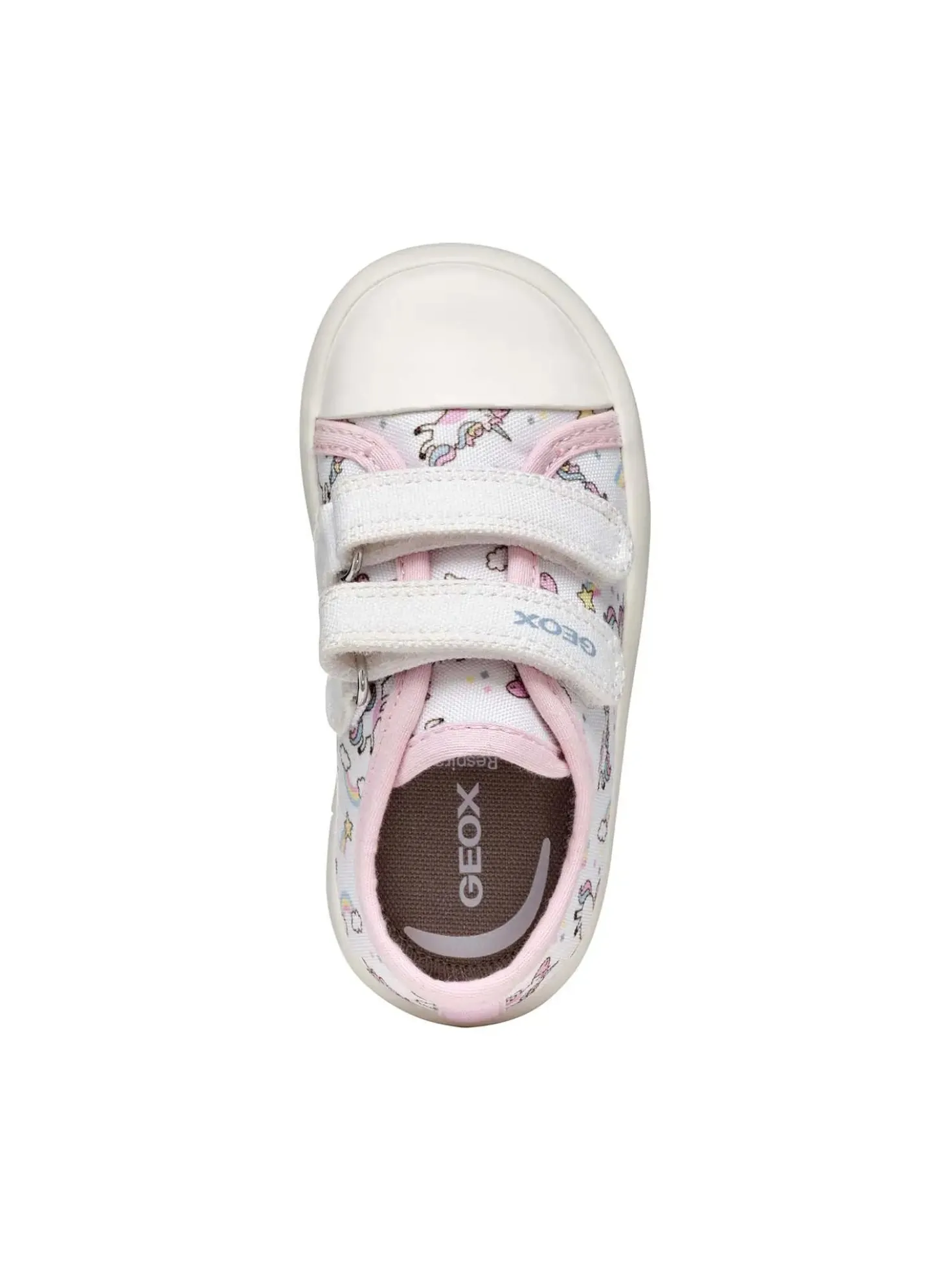 SNEAKERS BAMBINA - GEOX BIANCO-ROSA - B451MB 000AN