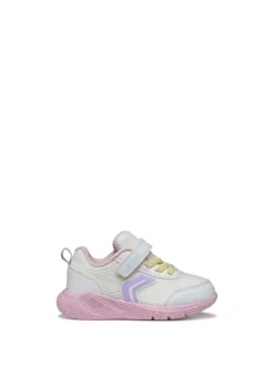 SNEAKERS BAMBINA - GEOX BIANCO-ROSA - B454TD 01454