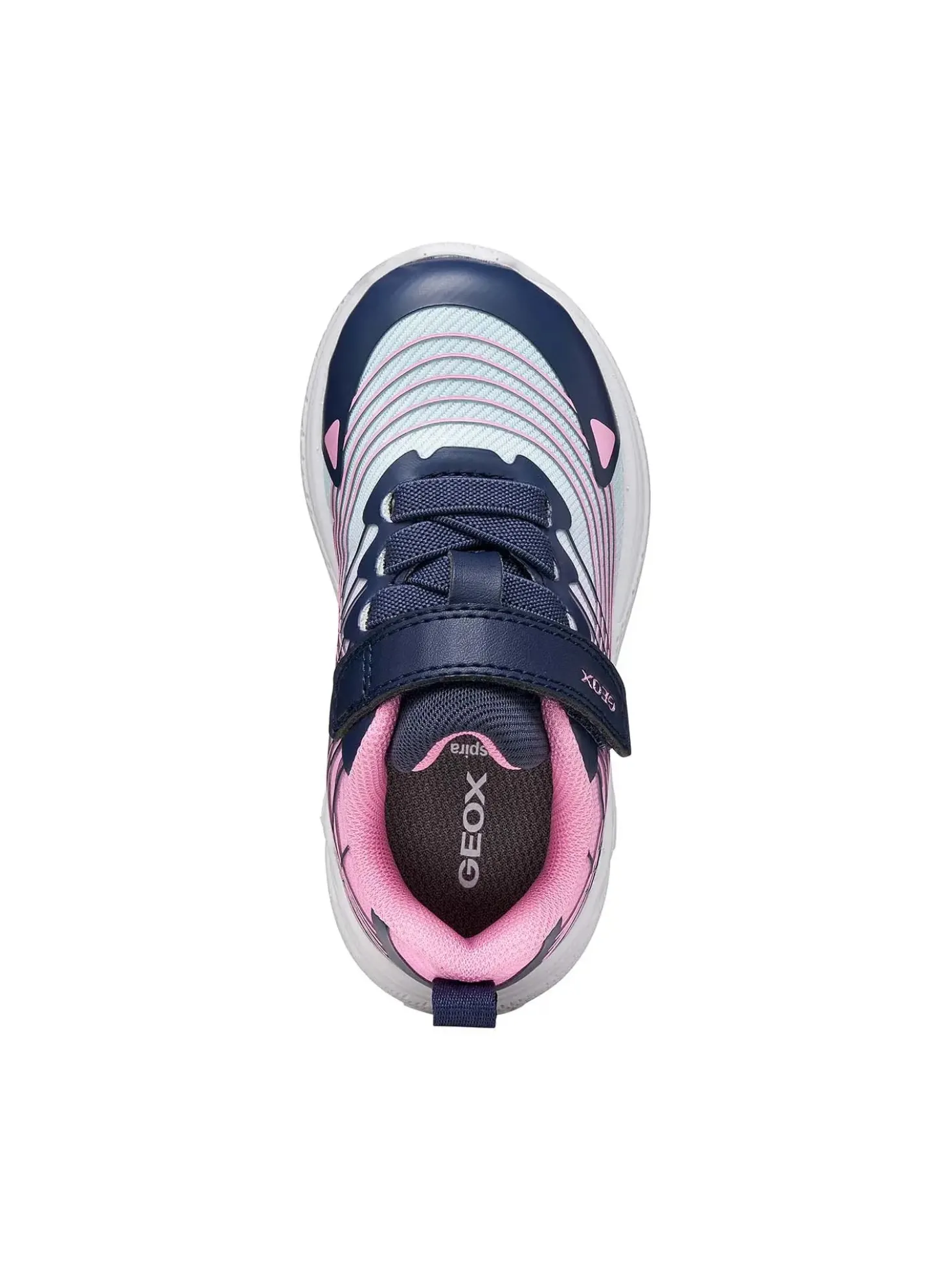 SNEAKERS BAMBINA - GEOX BLU-ROSA - B664TA 0119J
