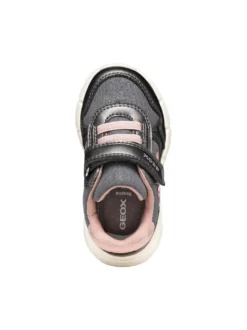 SNEAKERS BAMBINA - GEOX GRIGIO-ROSA - B566NB 0AJAS