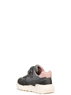 SNEAKERS BAMBINA - GEOX GRIGIO-ROSA - B566NB 0AJAS