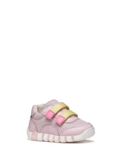 SNEAKERS BAMBINA - GEOX ROSA-GIALLO - B3558A 01454