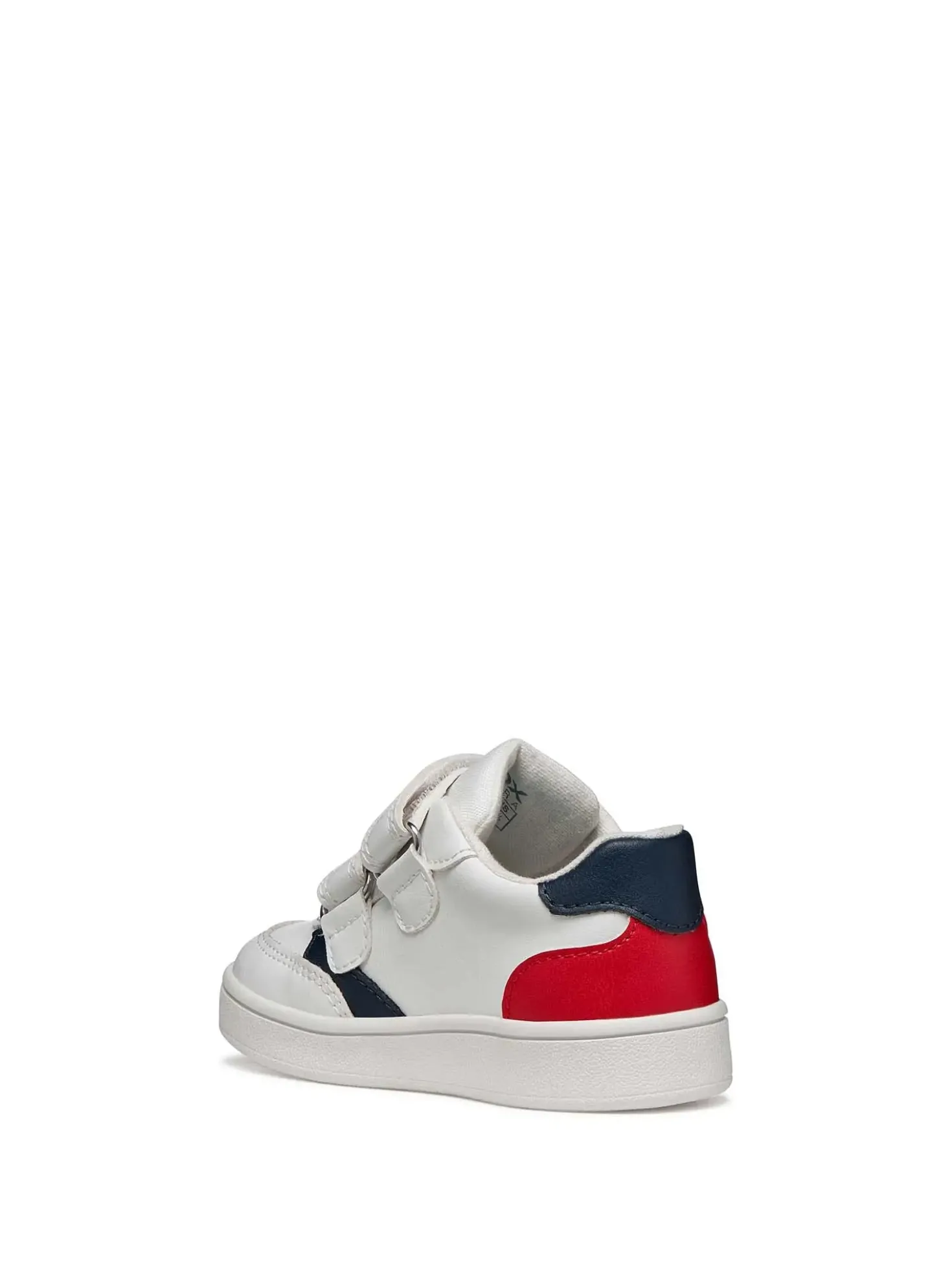 SNEAKERS BAMBINO - GEOX BIANCO-ROSSO - B655LC 000BC