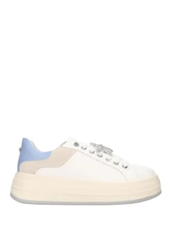 SNEAKERS DONNA - APE PAZZA BIANCO-BLU - S6LIFTY15/LES