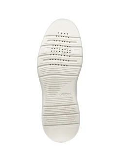 SNEAKERS DONNA - GEOX BIANCO-ARGENTO - D56YNE 0BCBN