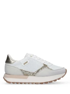 SNEAKERS DONNA - LIU-JO BIANCO-ORO - BA6065TX524