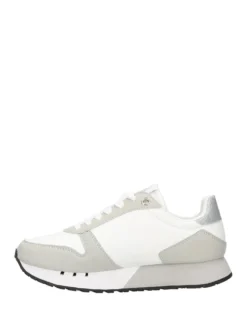 SNEAKERS DONNA - US POLO ASSN. BIANCO-ARGENTO - DENI004W/6YH1