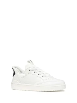 SNEAKERS RAGAZZA - GEOX BIANCO-NERO - J65NRA 05415