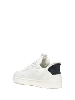 SNEAKERS RAGAZZA - GEOX BIANCO-NERO - J65NRA 05415