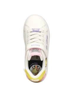 SNEAKERS RAGAZZA - GEOX BIANCO-GIALLO - J65LRH 05411