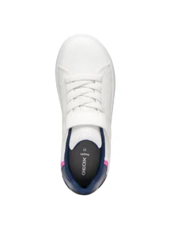 SNEAKERS RAGAZZA - GEOX BIANCO-BLU - J36LRA 0BCKC