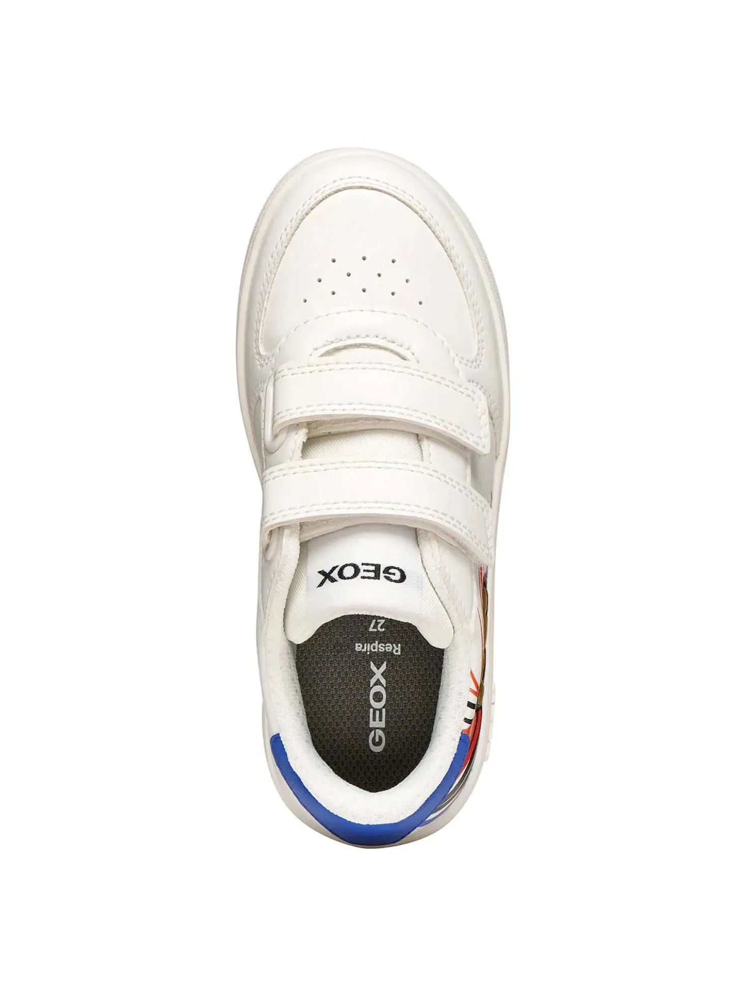 SNEAKERS RAGAZZO - GEOX BIANCO-BLU - J65LSD 0FU54