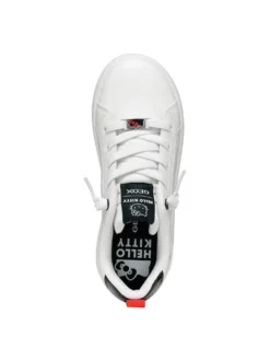 SNEAKERS RAGAZZO - GEOX BIANCO-NERO - J66LRD 05402