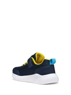 SNEAKERS RAGAZZO - GEOX NAVY-GIALLO - J36GBA 01454