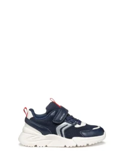 SNEAKERS RAGAZZO - GEOX NAVY-ROSSO - J55MQB 01454