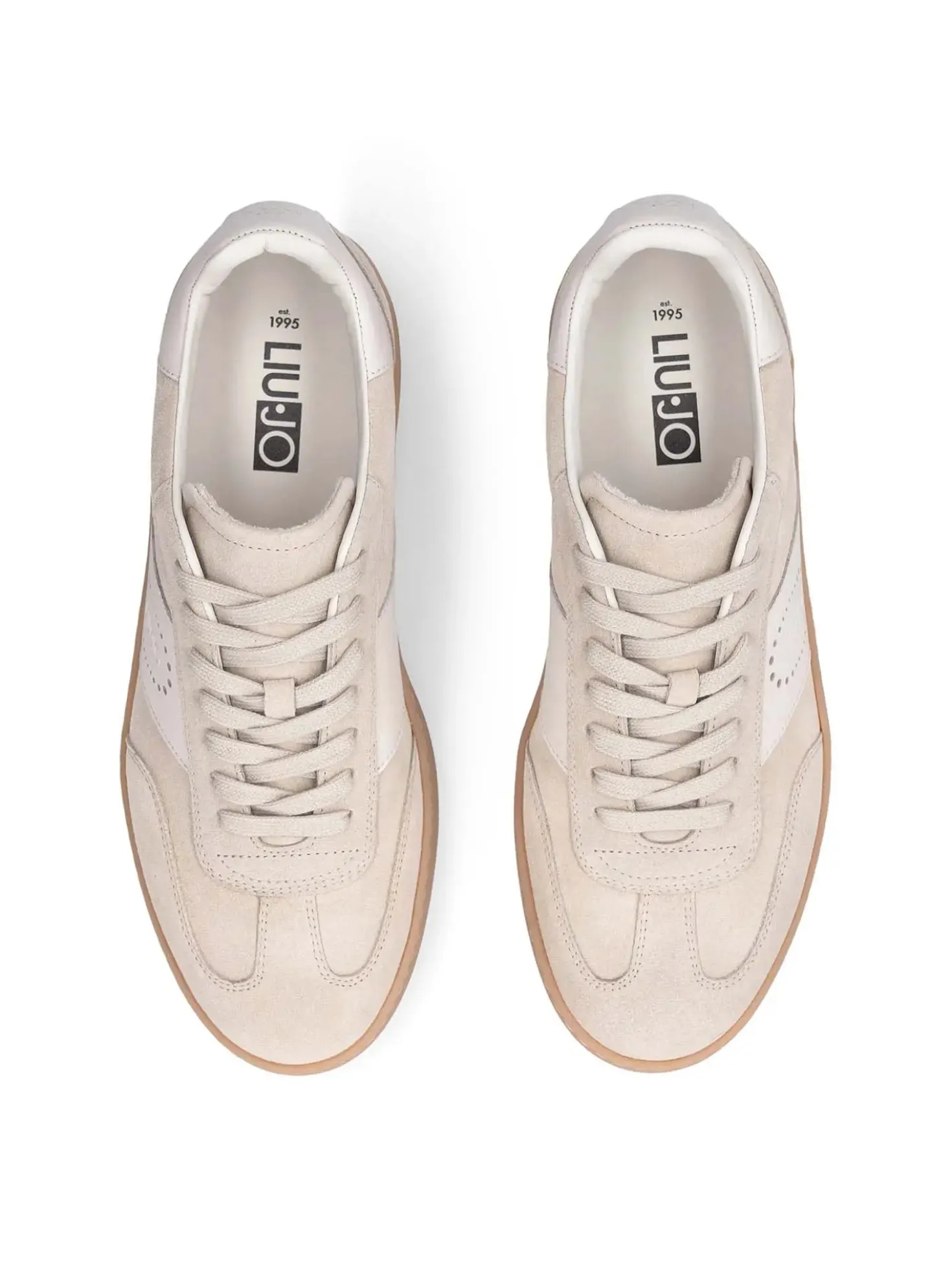 SNEAKERS UOMO - LIU-JO BEIGE-BIANCO - 7B6015PX310