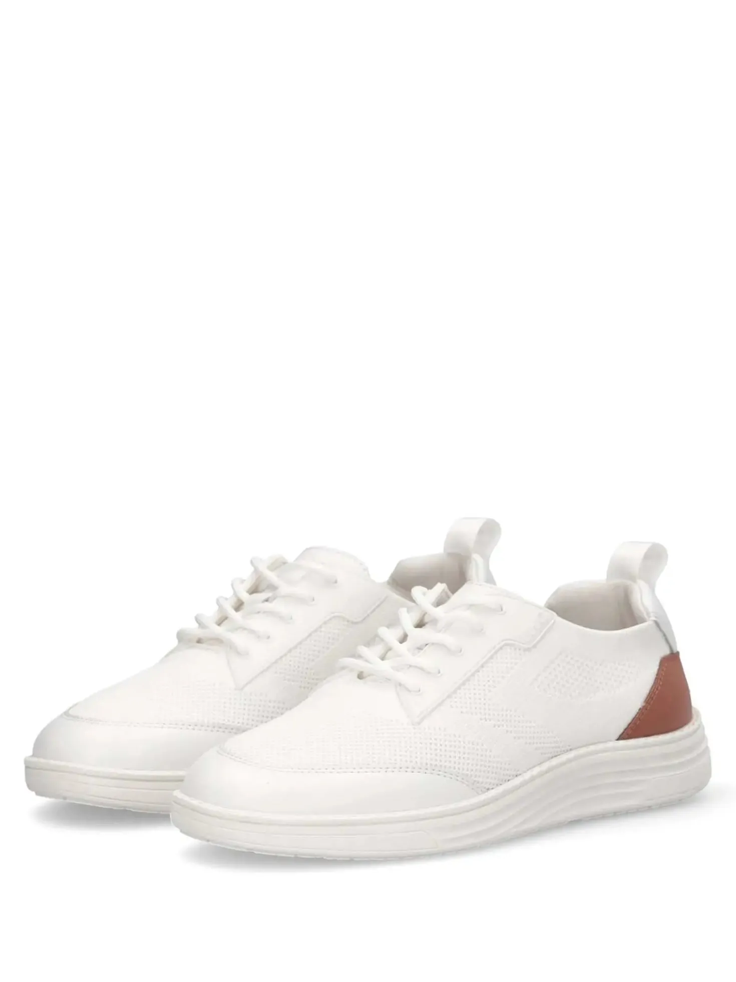 SNEAKERS UOMO - LIU-JO BIANCO-CUOIO - 7B6013TX415