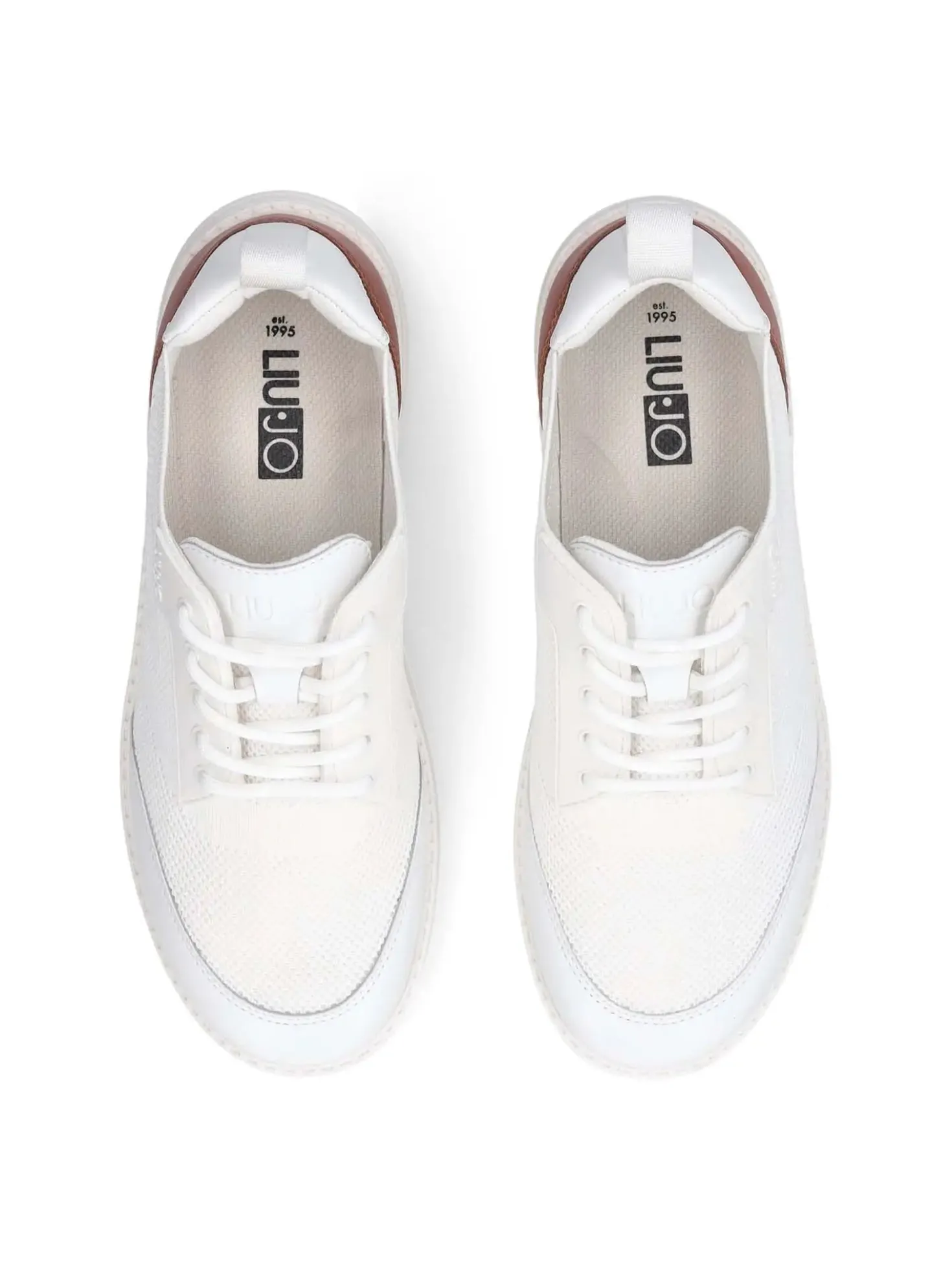 SNEAKERS UOMO - LIU-JO BIANCO-CUOIO - 7B6013TX415