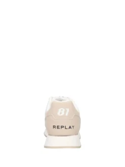 SNEAKERS UOMO - REPLAY BIANCO-BEIGE - RS680118S