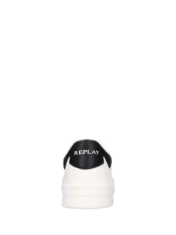 SNEAKERS UOMO - REPLAY BIANCO-NERO - RZ4O0023S
