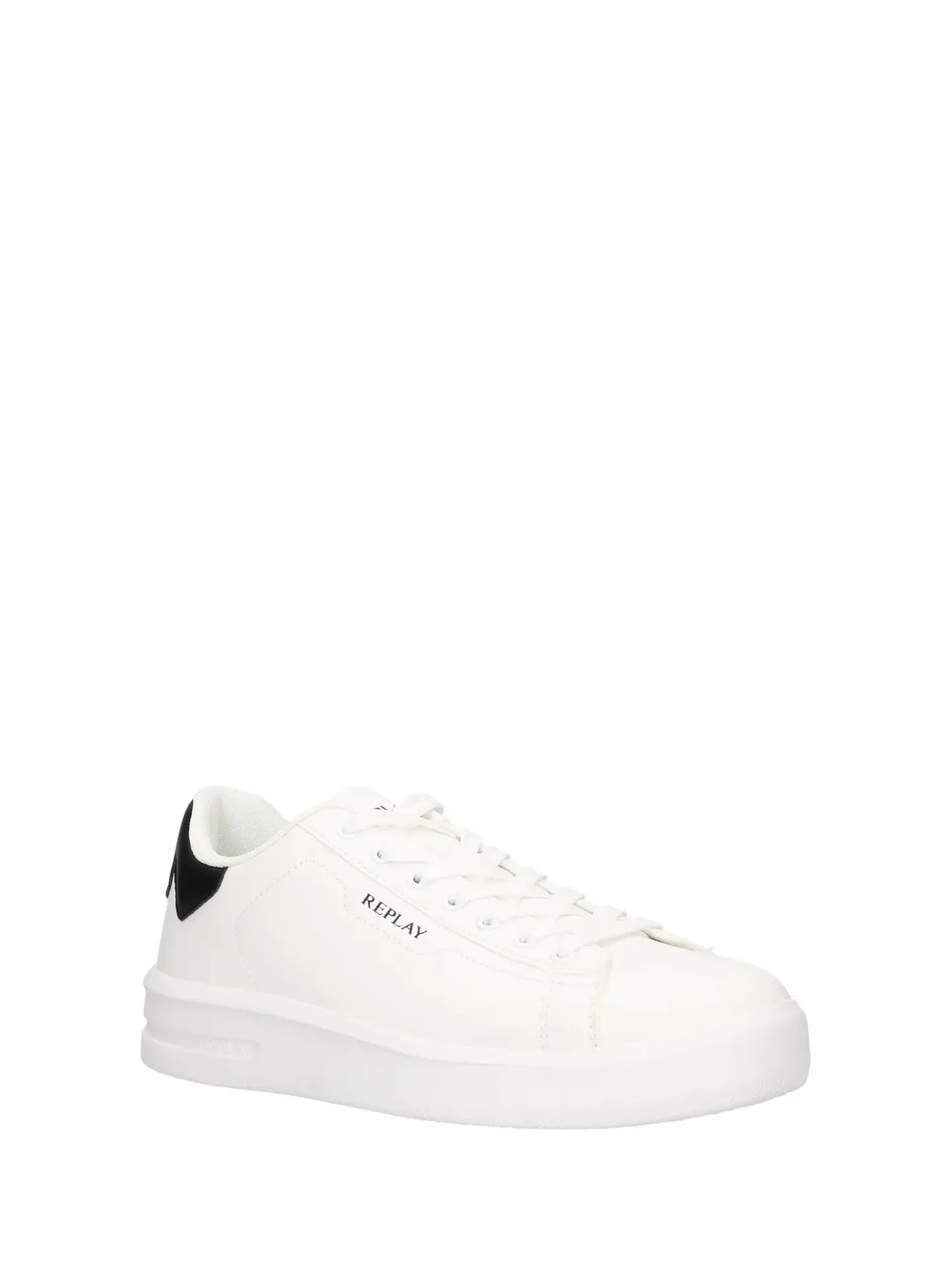 SNEAKERS UOMO - REPLAY BIANCO-NERO - RZ4O0023S