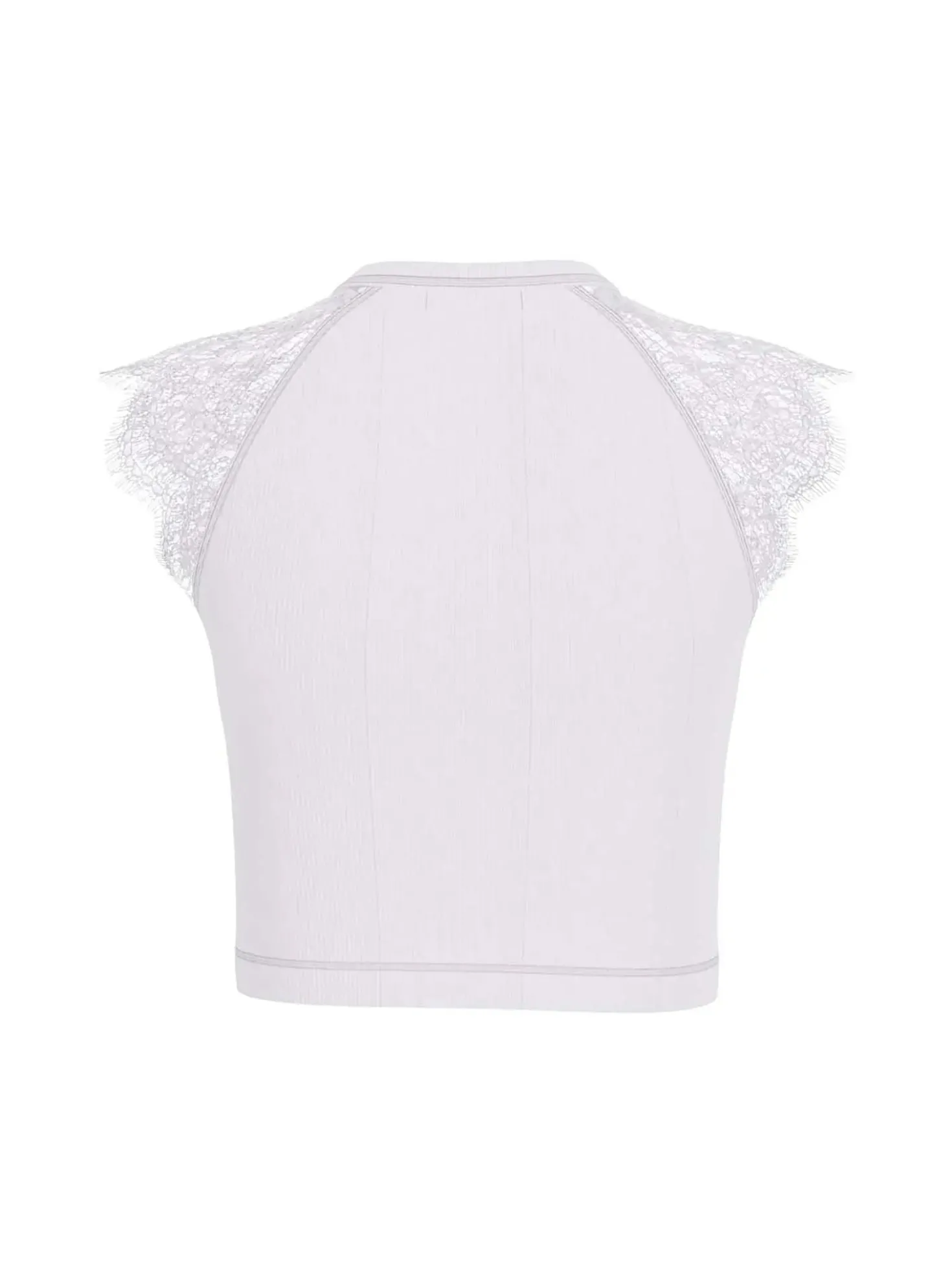TOP DONNA - GUESS APPAREL BIANCO - W6GZ01 Z0606