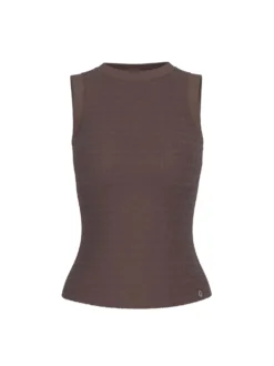 TOP DONNA - GUESS APPAREL MARRONE - W6GP14 K2940