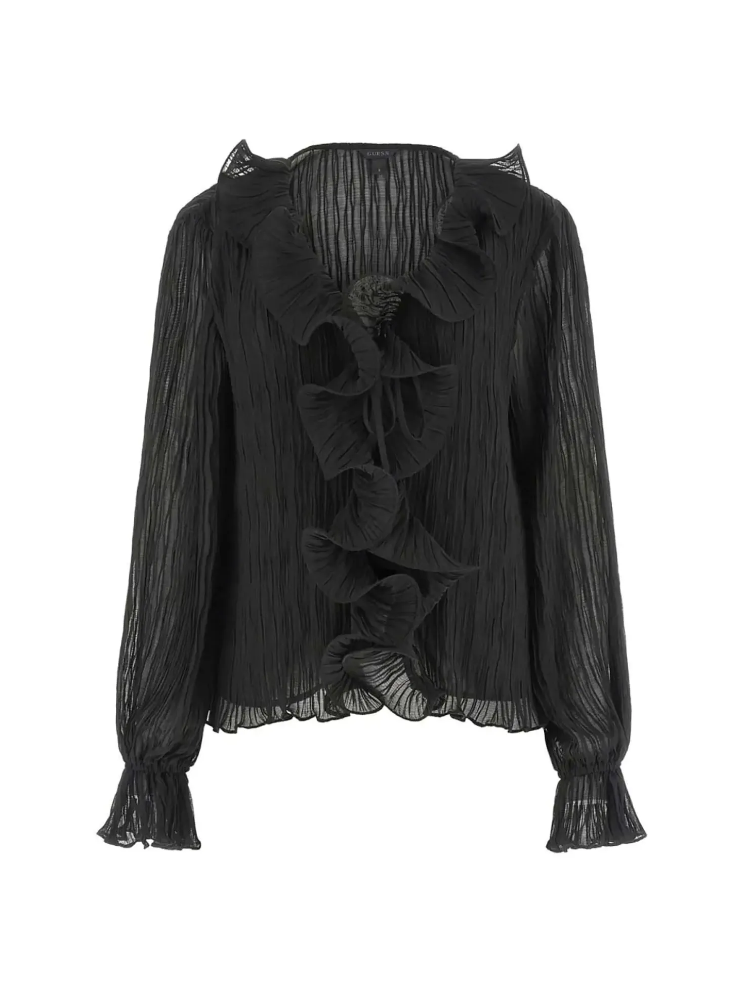 TOP DONNA - GUESS APPAREL NERO - W6RH31 WI342