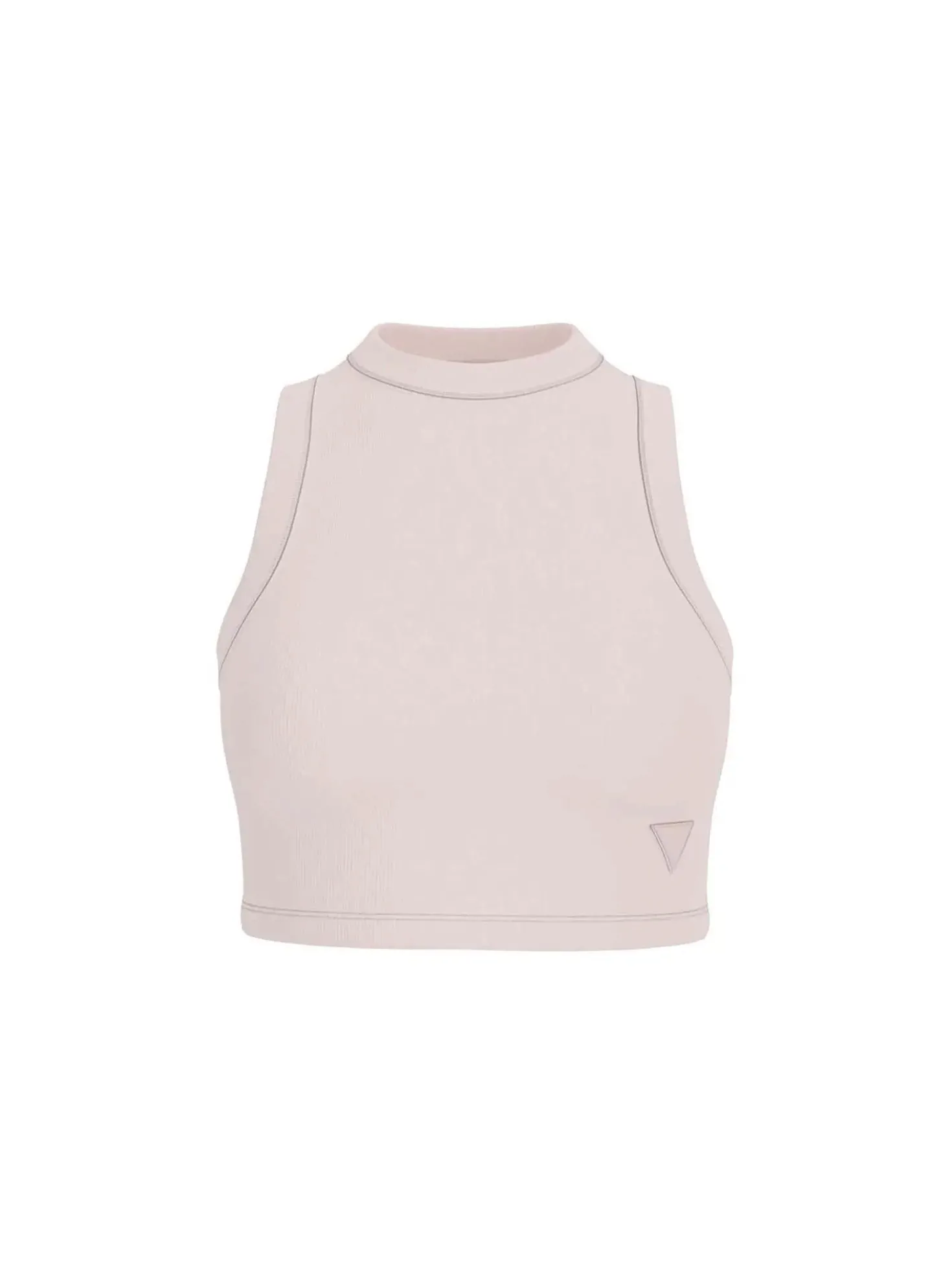 TOP DONNA - GUESS ATHLEISURE BIANCO SPORCO - V3GP19 K8RT2