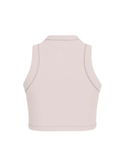 TOP DONNA - GUESS ATHLEISURE BIANCO SPORCO - V3GP19 K8RT2