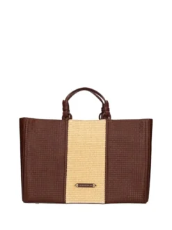 TOTE DONNA - ATELIER DU SAC MARRONE - 19144-GOR-S6B-A