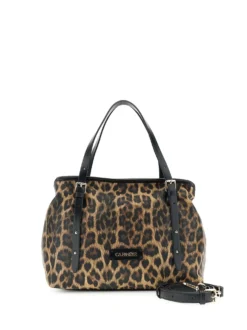 TOTE DONNA - CAFE NOIR LEOPARDO - C3NN1101