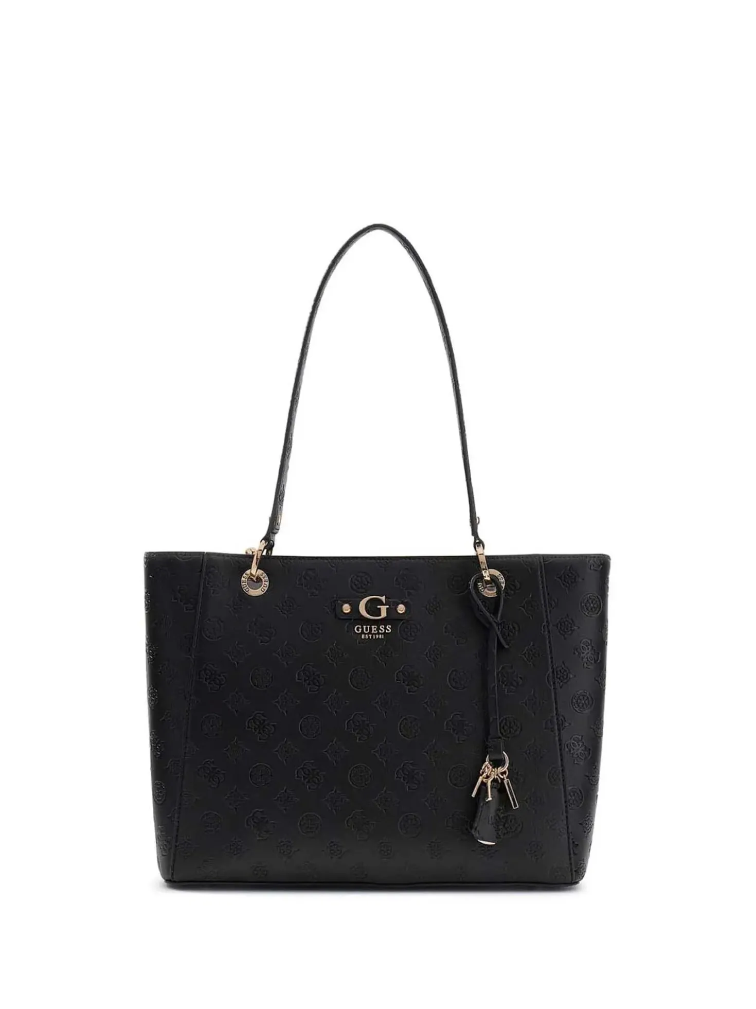 TOTE DONNA - GUESS NERO - HWPD76 02250