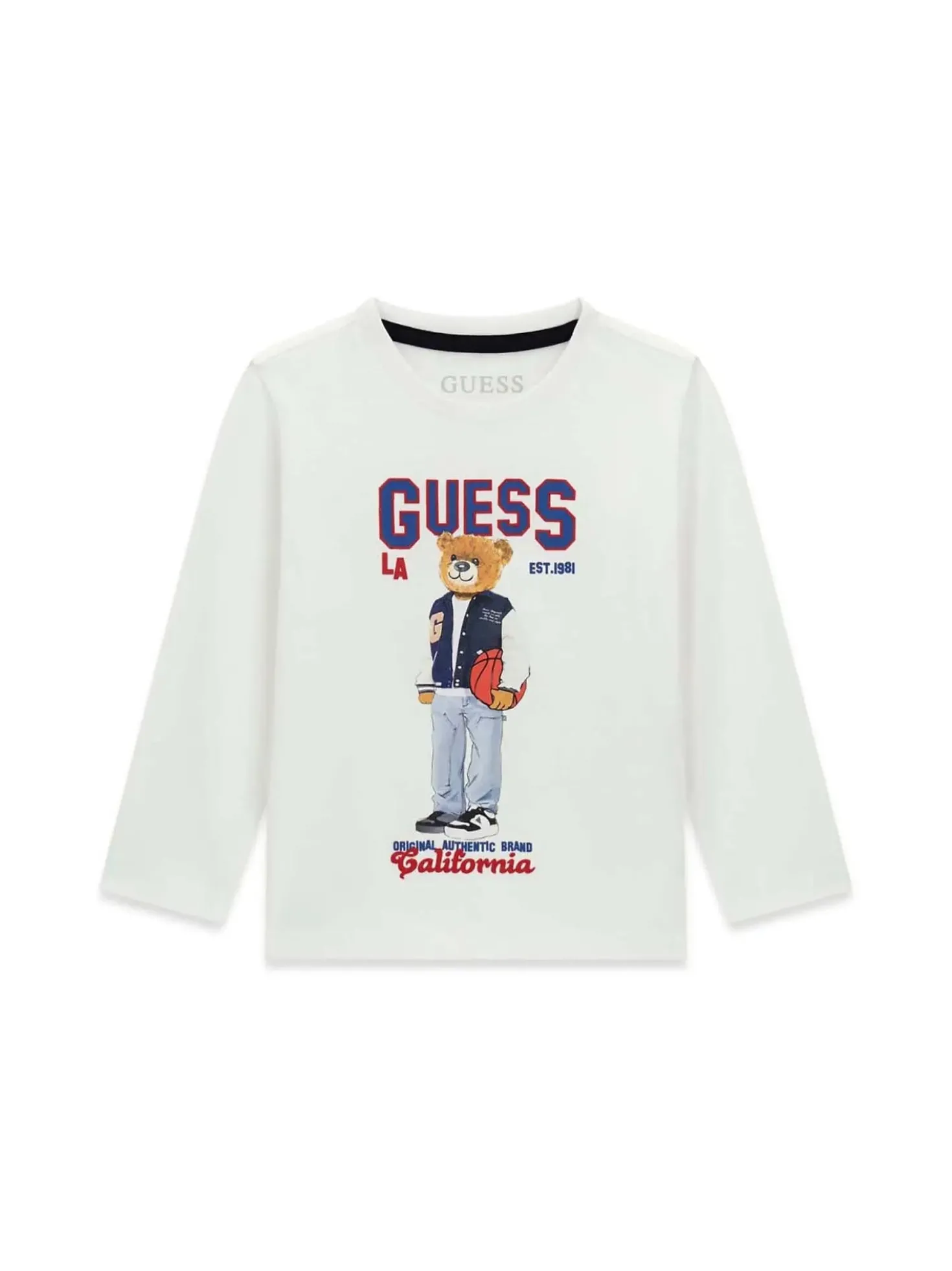 T-SHIRT BAMBINO - GUESS KIDS BIANCO - N6YI06 K3794