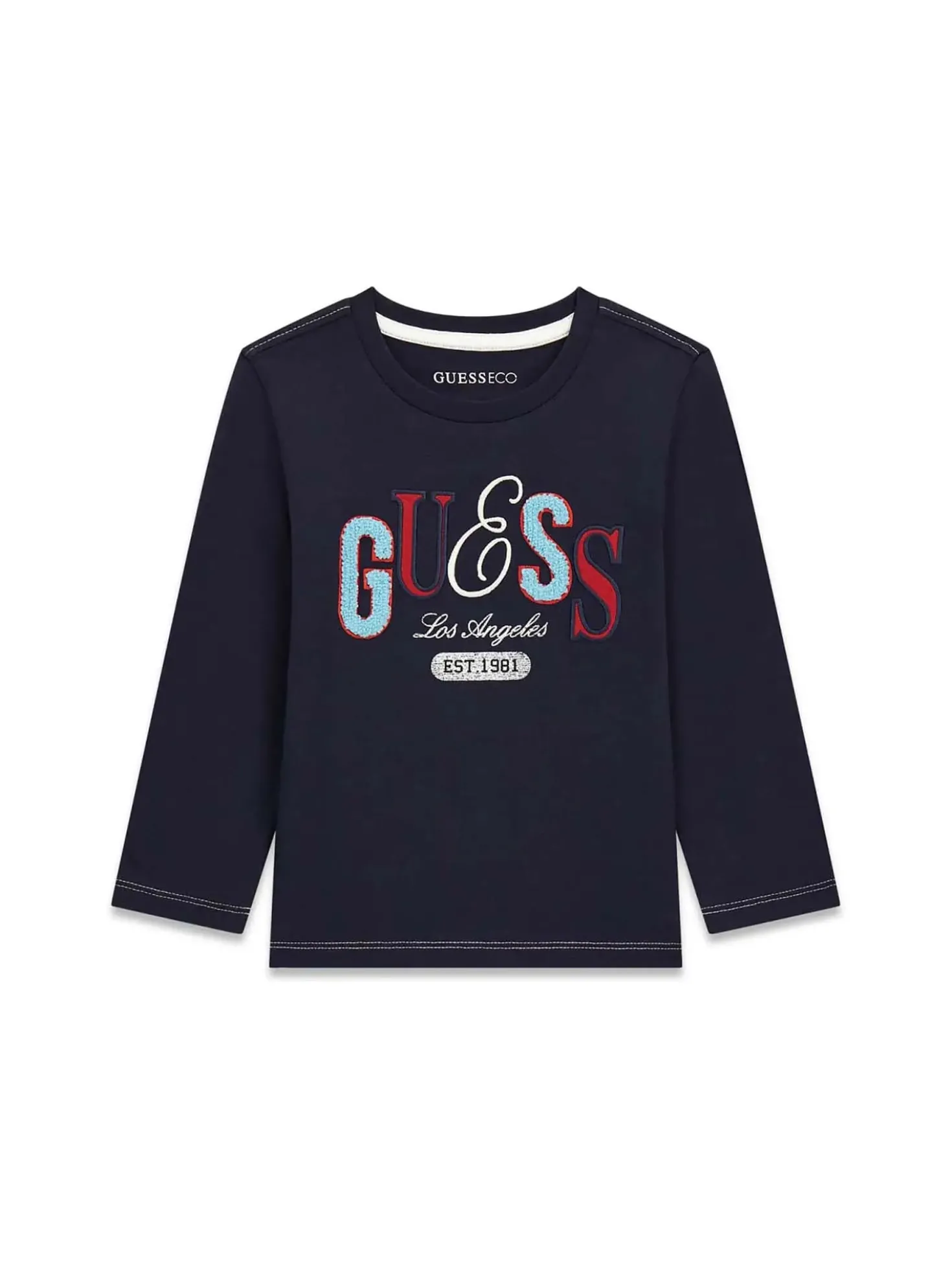 T-SHIRT BAMBINO - GUESS KIDS BLU - N6BI19 K8008