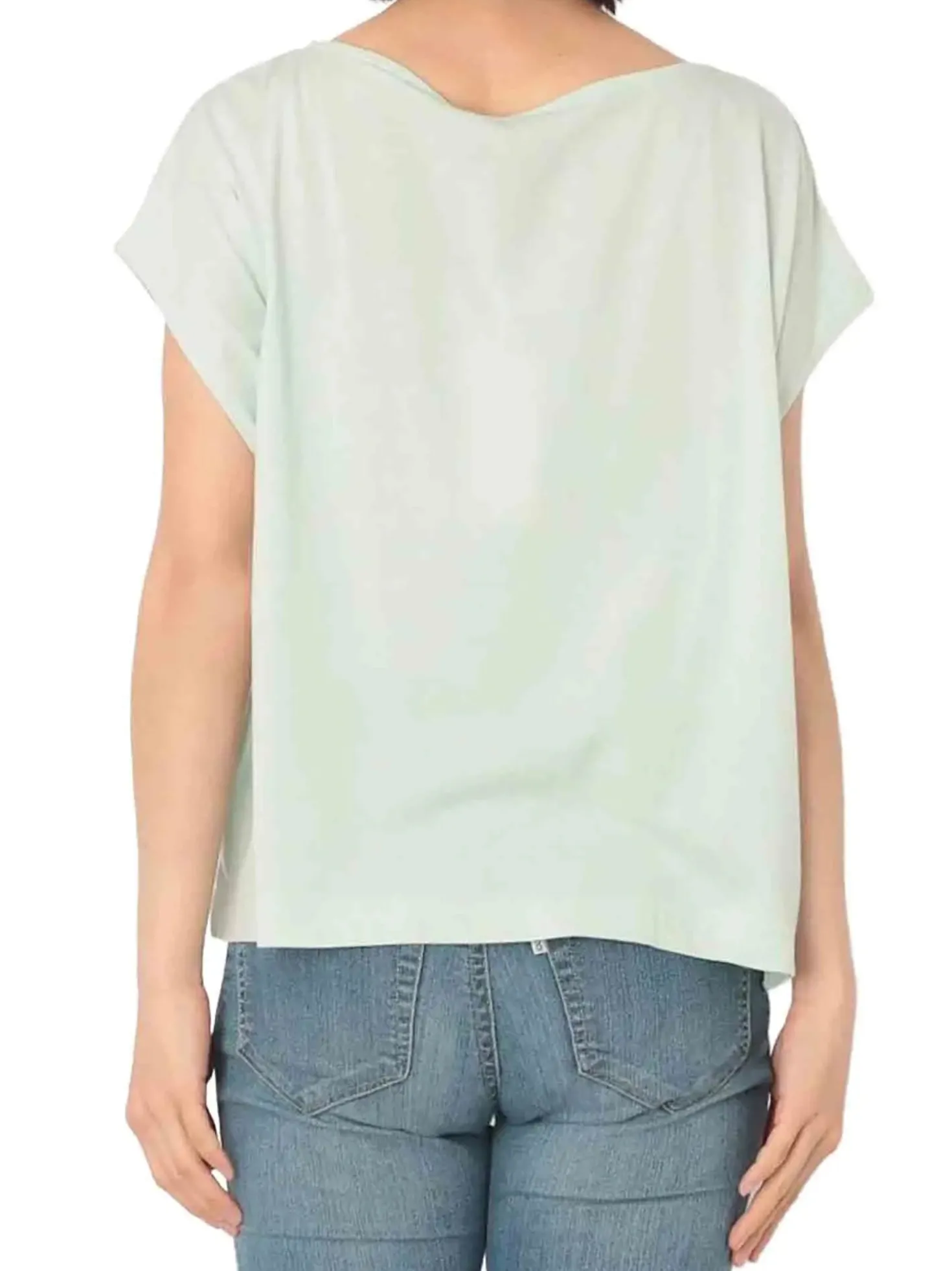 T-SHIRT DONNA - GAUDI JEANS VERDE - 611BD64034
