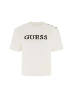 T-SHIRT DONNA - GUESS APPAREL BIANCO - W6GI06 K3018