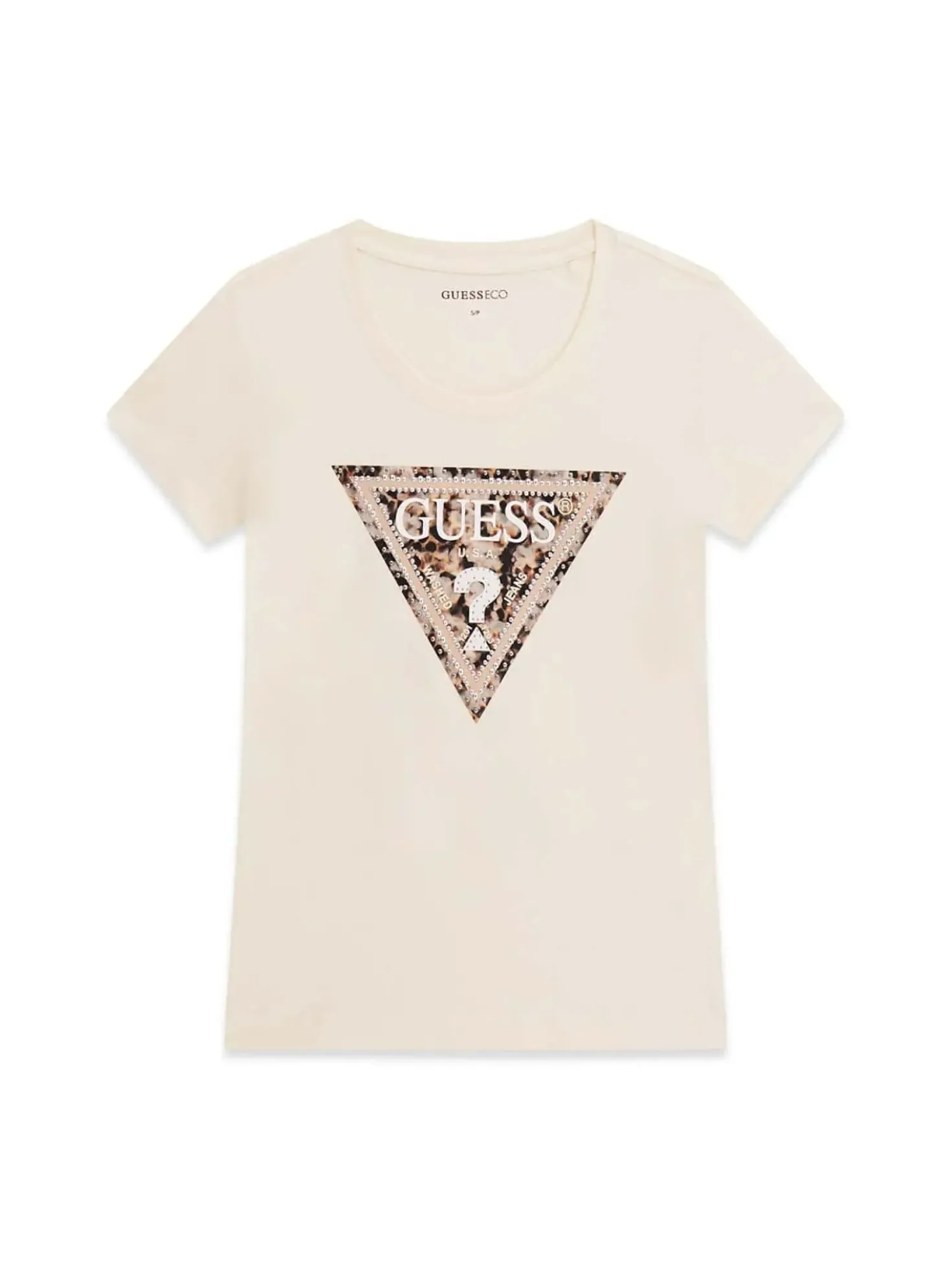 T-SHIRT DONNA - GUESS APPAREL BIANCO - W6RI32 J1314