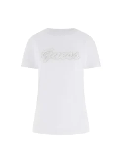 T-SHIRT DONNA - GUESS APPAREL BIANCO - W6GI08 K3023