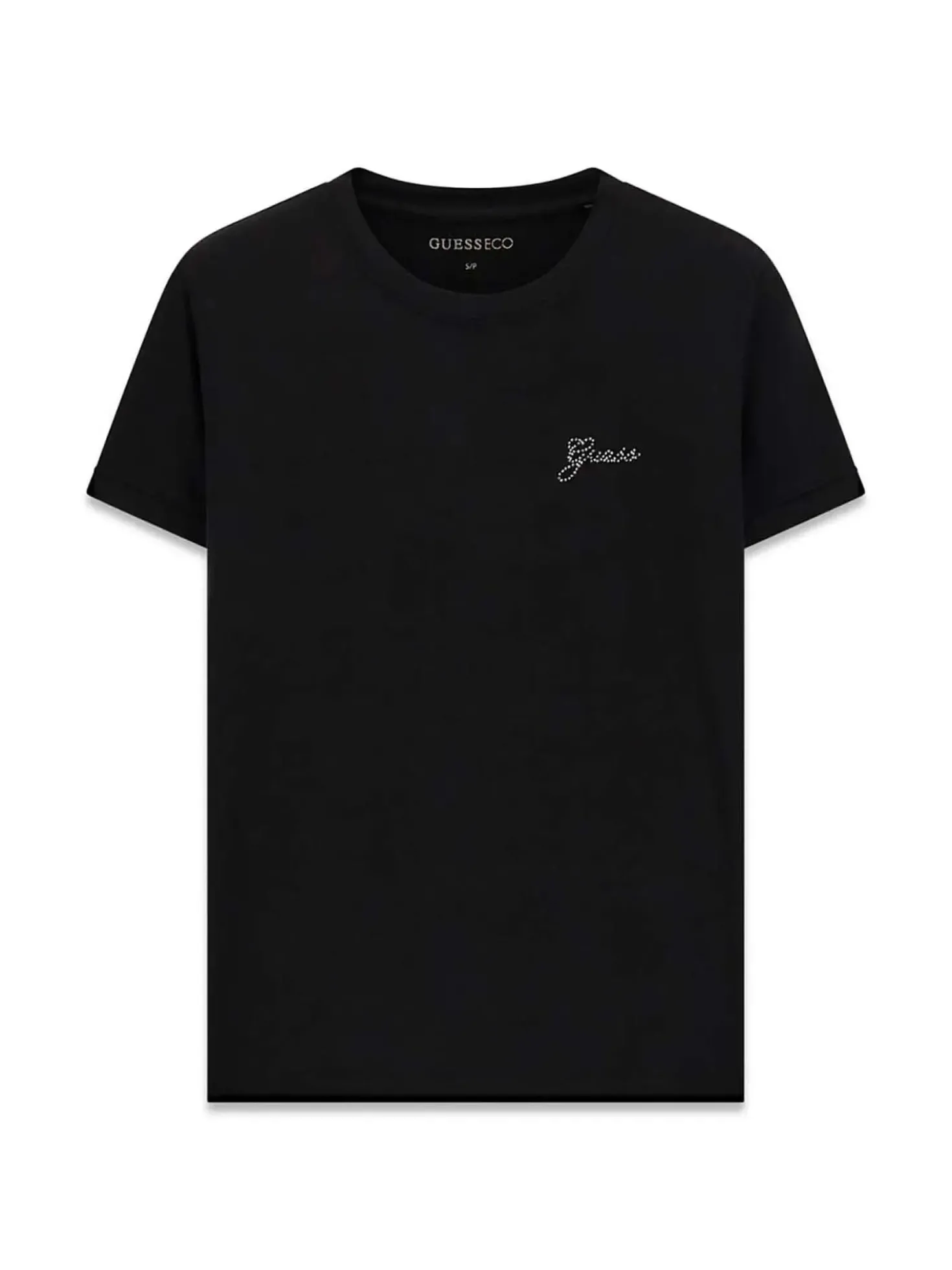 T-SHIRT DONNA - GUESS APPAREL NERO - W6YI12 K3751