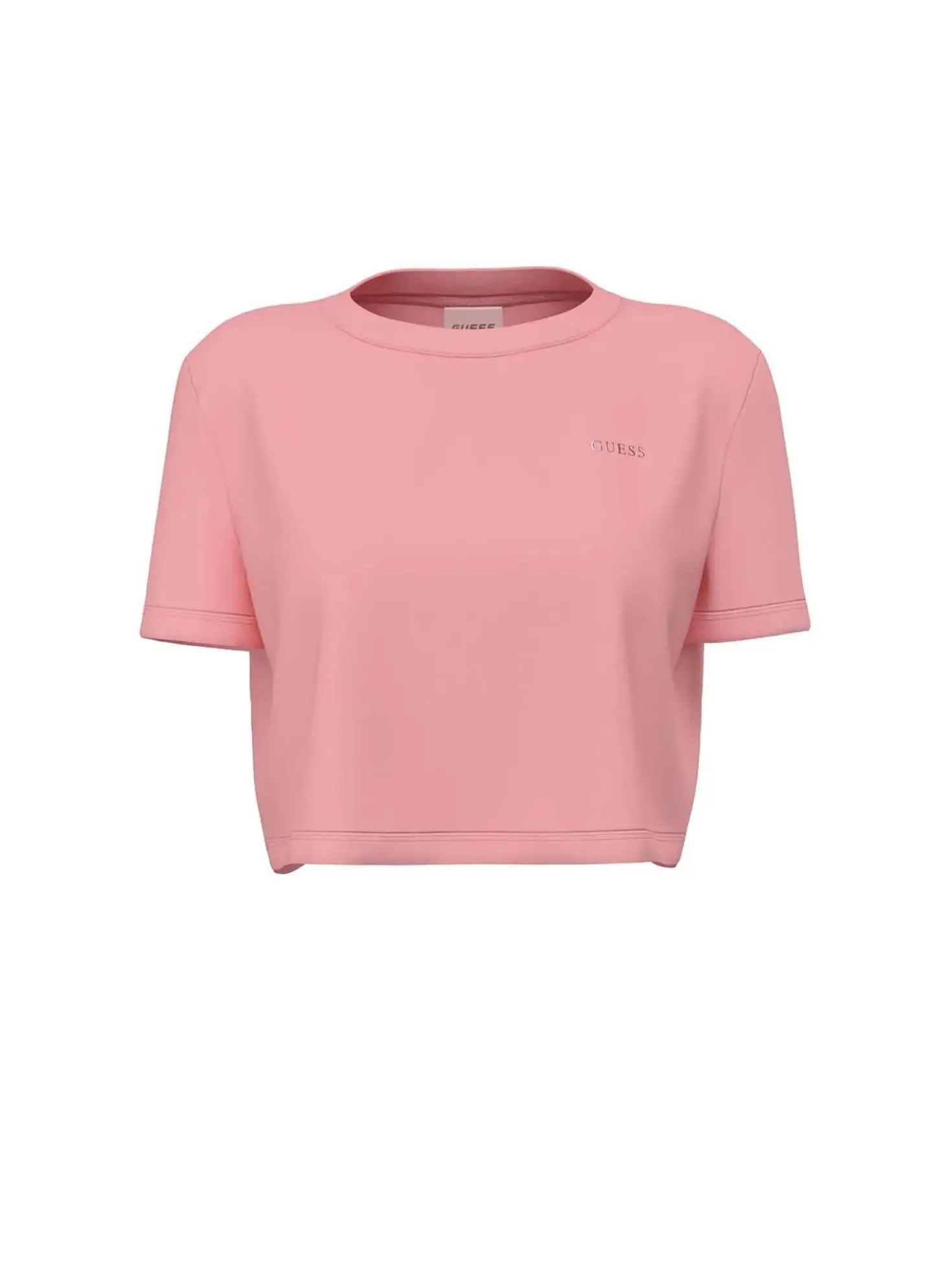 T-SHIRT DONNA - GUESS ATHLEISURE ROSA - V6GI17 K2984